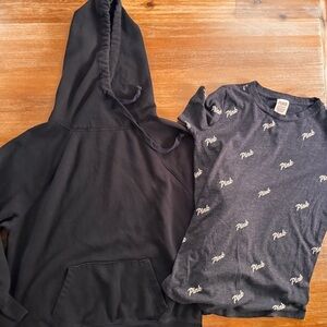 Pink by Victoria’s Secret Hoodie and Tees size XS